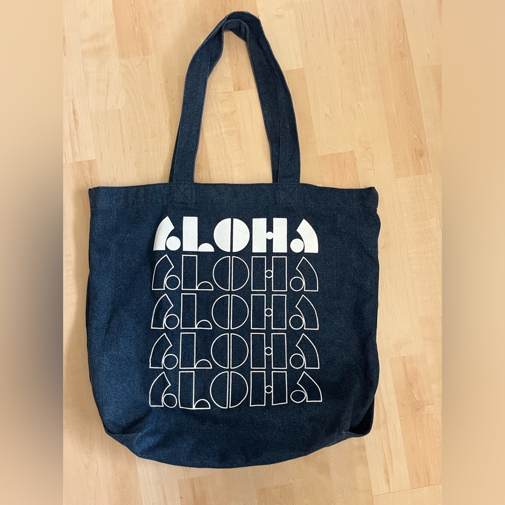 ALOHA denim bag